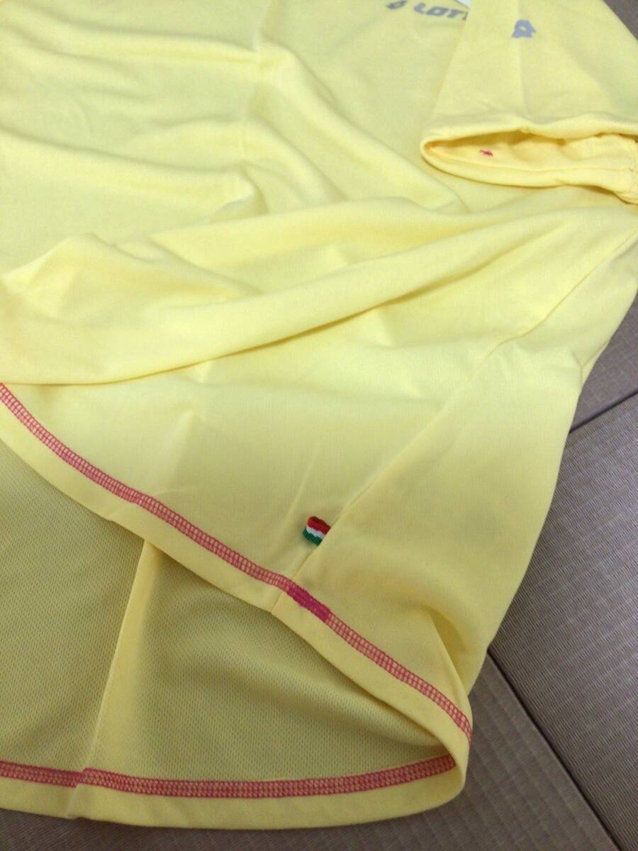 LOTTO　黃　スポーツTシャツ