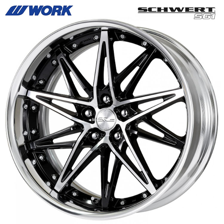 送料無料 ワーク SCHWERT SG1 FULL REVERSE DEEP RIM Odisk 11J-20 +85～0 5H-100 (20インチ) 5H100 11J+85～0【4本セット 新品】