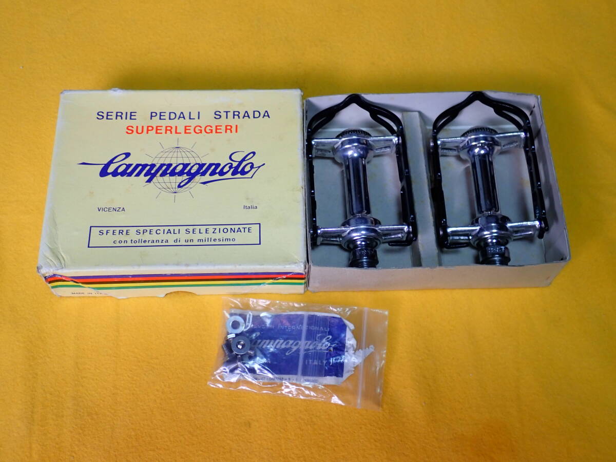 !_ Campagnolo super regero load педаль не использовался оригинальная коробка входить хранение товар бумажный пакет входить зажим винт приложен 