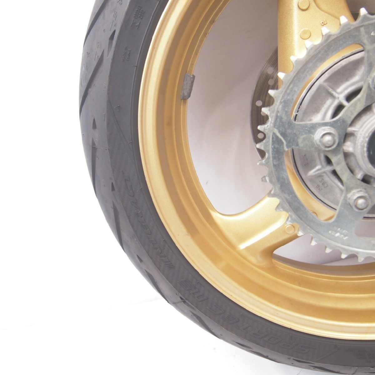 CB400SF純正リアホイール ブレなし MCE 15S品番17X5.00J リヤ