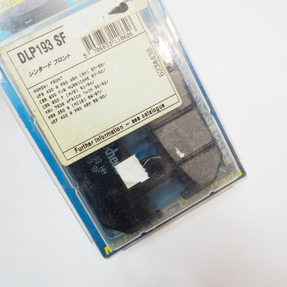 未使用品 ロッキード DLP193 SF フロント ブレーキパッド VFR400R CBR600F XRV750R NSR250R MC16 シンタード
