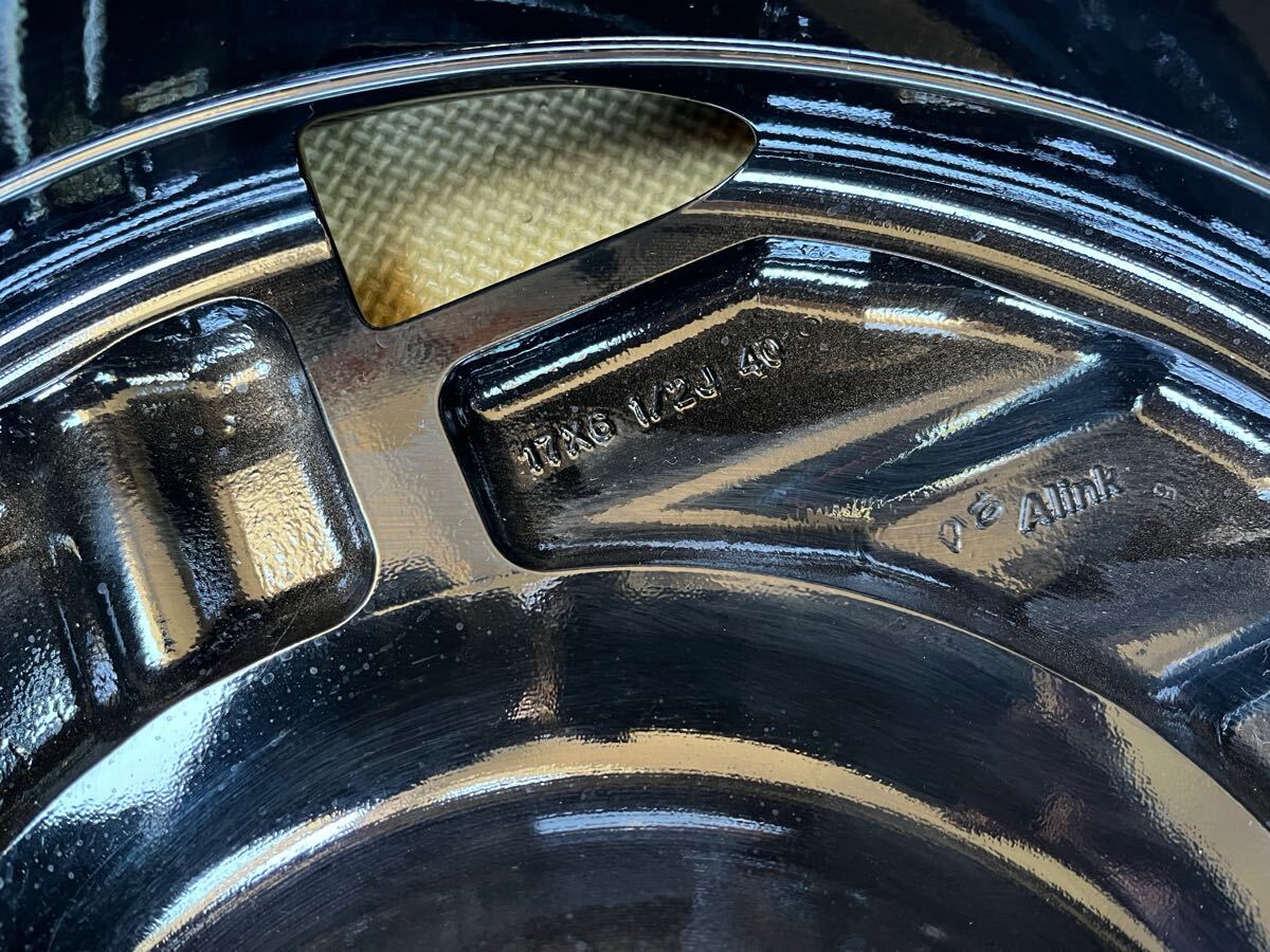 新車外し 日産 NOTE AURA ノート オーラ 純正 ホイール4本セット 17インチ6.5J+40 100-4H 熊本(送料安い)_画像8