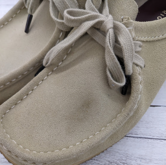 Clarks クラークス 26773 ワラビーブーツ クレープソール ベージュ系 サイズ 25