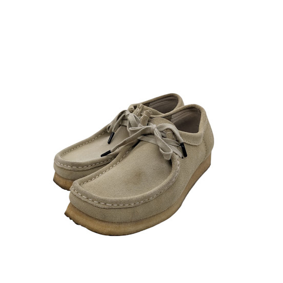 Clarks クラークス 26773 ワラビーブーツ クレープソール ベージュ系 サイズ 25