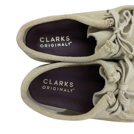 Clarks クラークス 26773 ワラビーブーツ クレープソール ベージュ系 サイズ 25