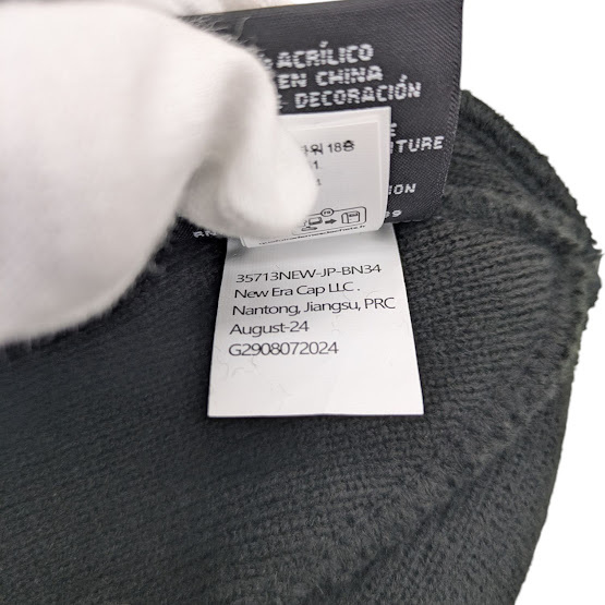 未使用品 SUPREME シュプリーム NEW ERA ニューエラ S Logo Beanie ロゴ ビーニー ニットキャップ ブラック