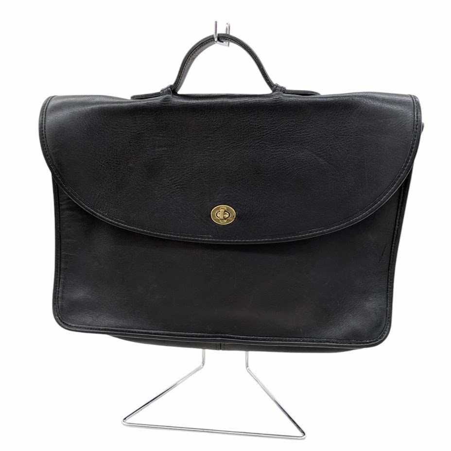OLD COACH オールドコーチ ２WAY レザー ショルダーバッグ ブリーフケース ブラック 0974-534