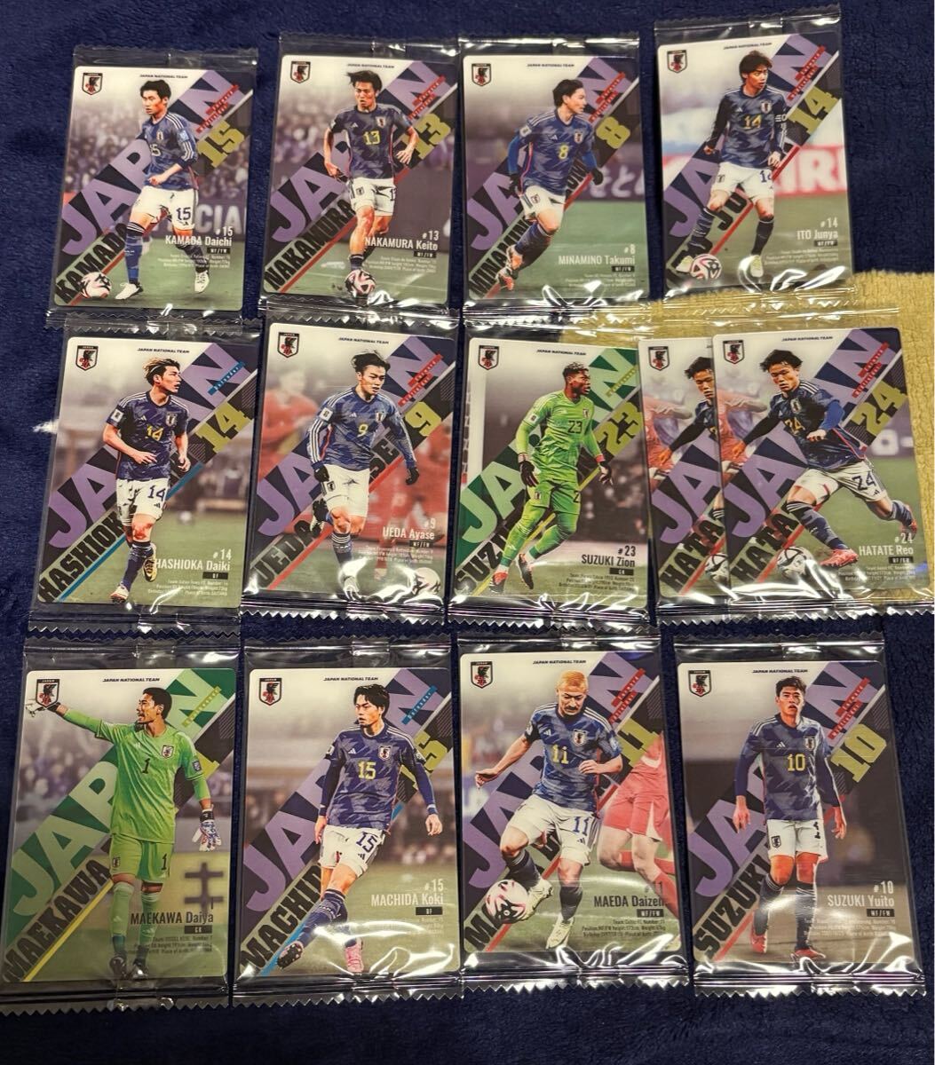 サッカー日本代表 ツインウエハース22枚まとめ売り 箔押しサイン サッカー日本代表 ツインウエハース22枚まとめ売り 箔押しサイン