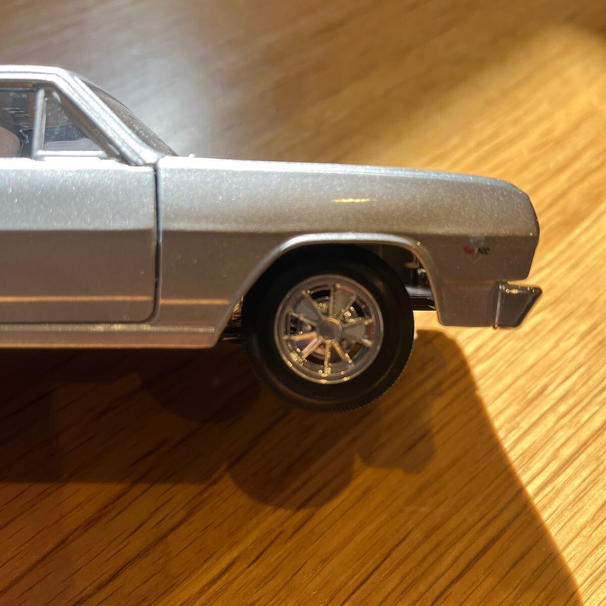 Maisto マイスト '65 Chevy シボレー Elcamino エルカミーノ 1/25 レアなフルノーマル シルバー _画像8
