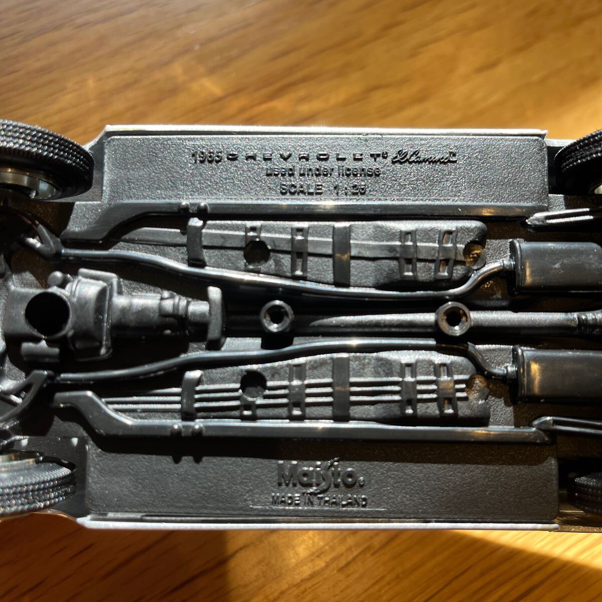 Maisto マイスト '65 Chevy シボレー Elcamino エルカミーノ 1/25 レアなフルノーマル シルバー _画像9
