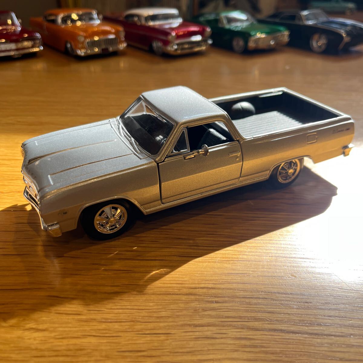 Maisto マイスト '65 Chevy シボレー Elcamino エルカミーノ 1/25 レアなフルノーマル シルバー _画像10