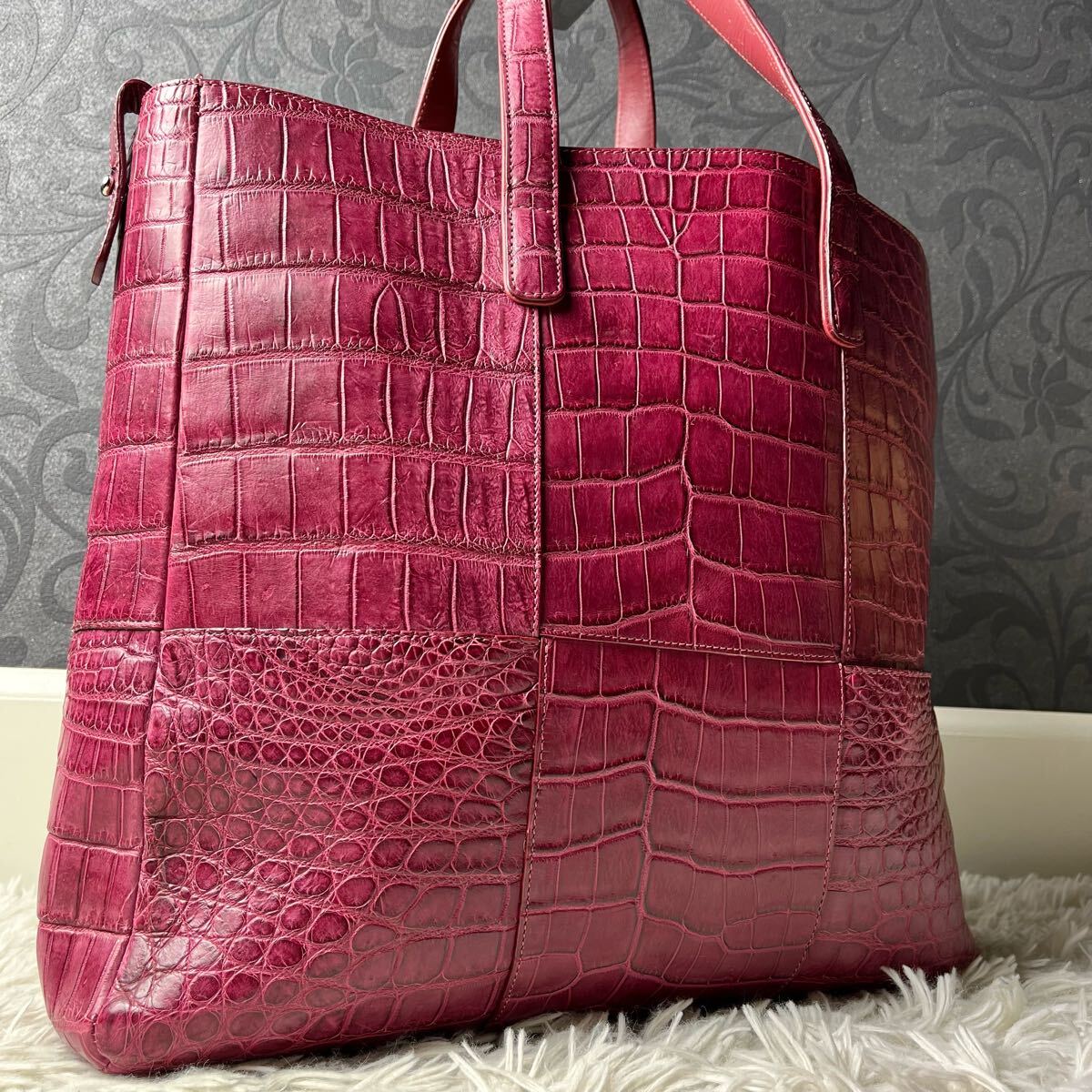 定価56万!!!クロコダイル トートバッグ メンズ マットクロコ 大 定価56万!!!クロコダイル トートバッグ メンズ マットクロコ 大