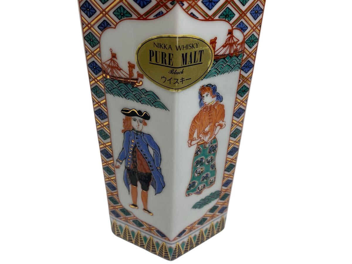 Nikka Whisky Pure Malt 六角形ボトル 有田焼き 陶器 ニッカ Nikka Whisky Pure Malt 六角形ボトル 有田焼き 陶器 ニッカ