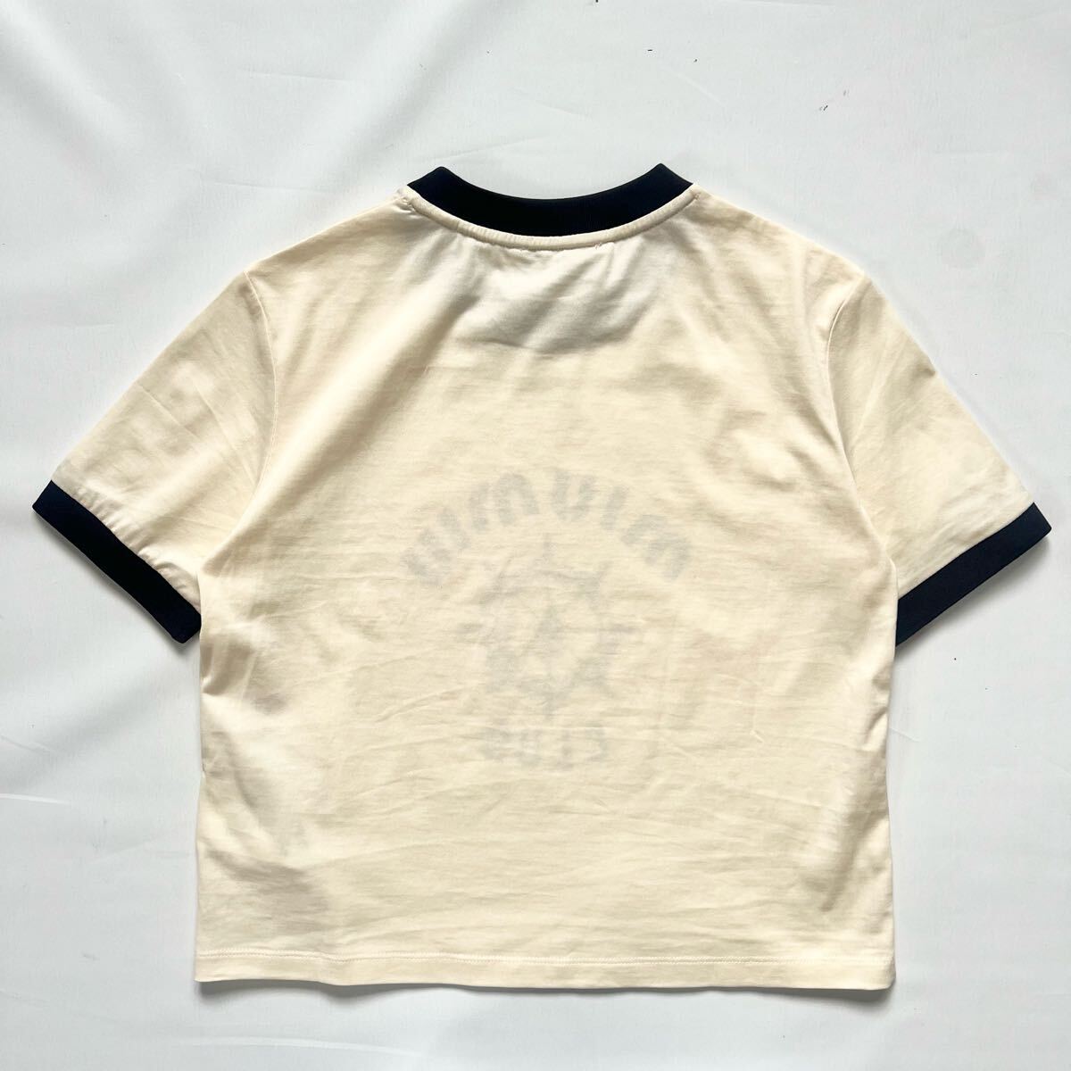 miumiu ミュウミュウ マリン Tシャツ リンガー レディース miumiu ミュウミュウ マリン Tシャツ リンガー レディース