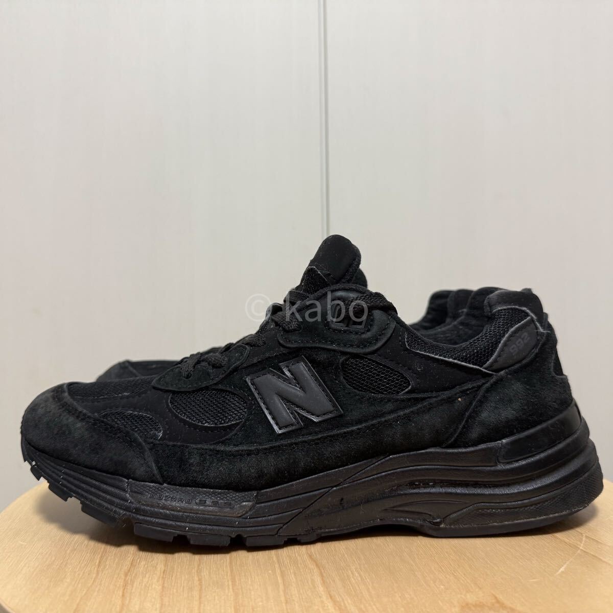 中古品】New Balance 992 Triple Black 27cm(M992EA 中古品】New Balance 992 Triple Black 27cm(M992EA