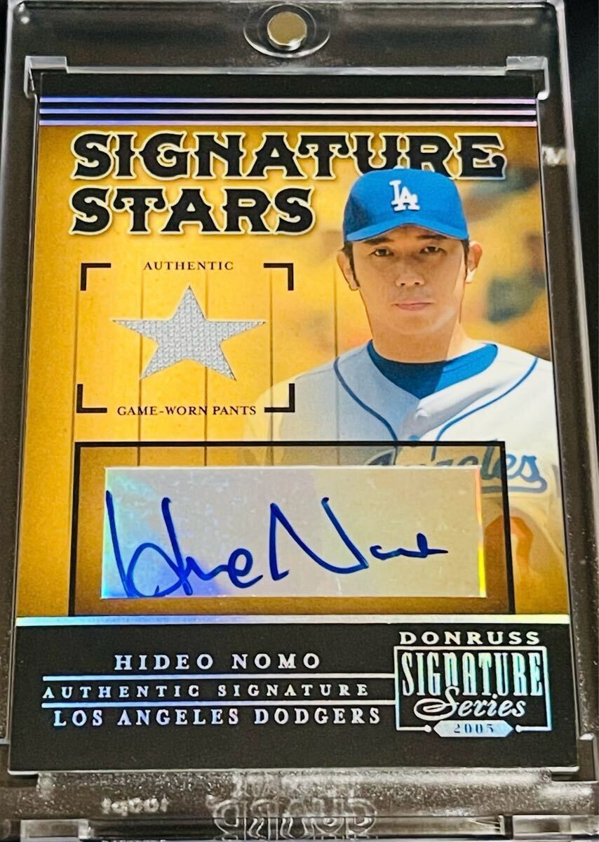 ☆貴重! 野茂英雄 HIDEO NOMO donruss signature auto サイン ☆貴重! 野茂英雄 HIDEO NOMO donruss signature auto サイン
