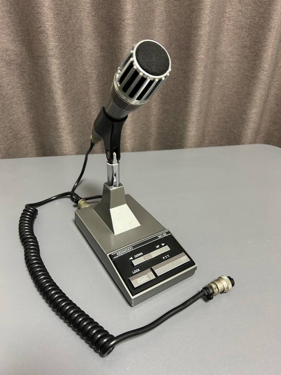 ケンウッド MC-60 スタンドマイク 外箱のみ有 美品! Yahoo!オークション - KENWOO ダイナミック型 スタンドマイク MC-60