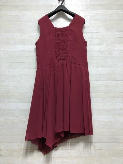 新品☆19號(hào)LL3L?アシメ?パーティワンピース?結(jié)婚式〇D569