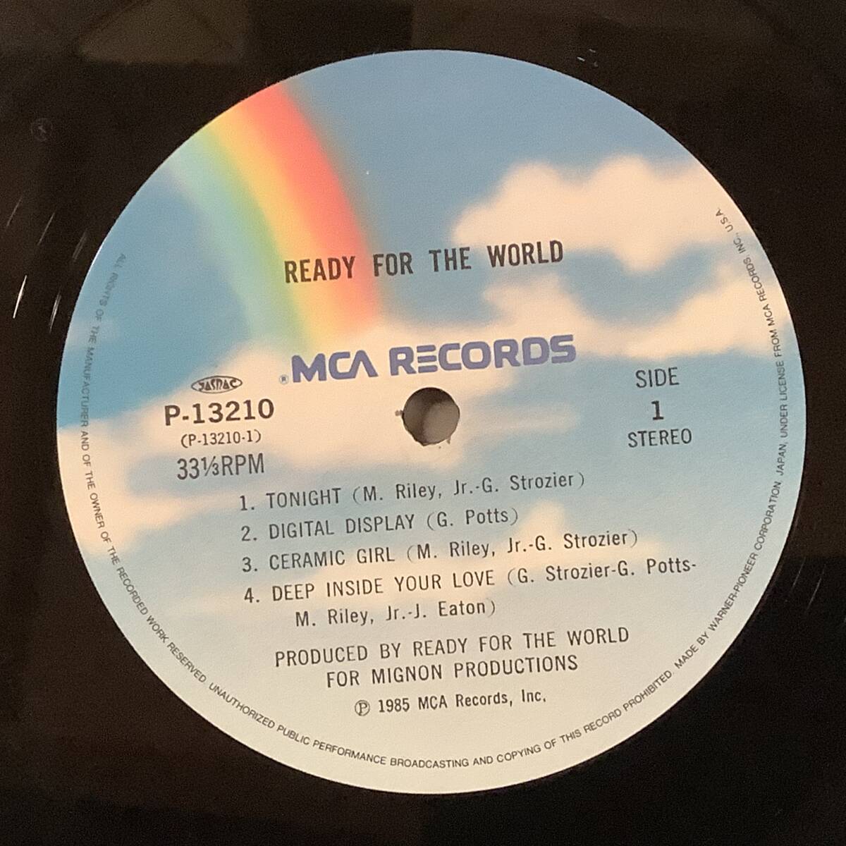 LP(米盤)●レディ・フォー・ザ・ワールド/Oh! シーラ●美品!_画像4