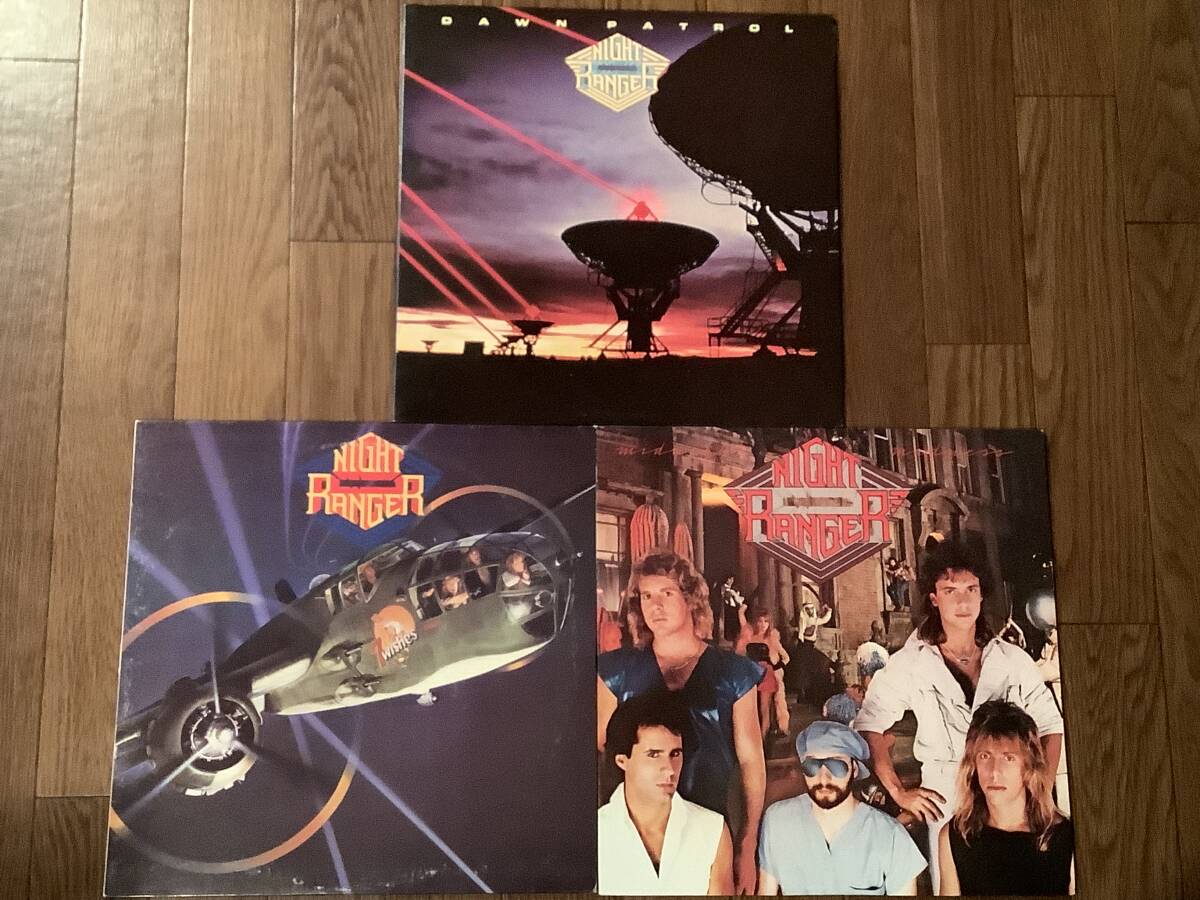 LP(日本盤(pán))●ナイト?レンジャー※3枚まとめてセット●良好品！
