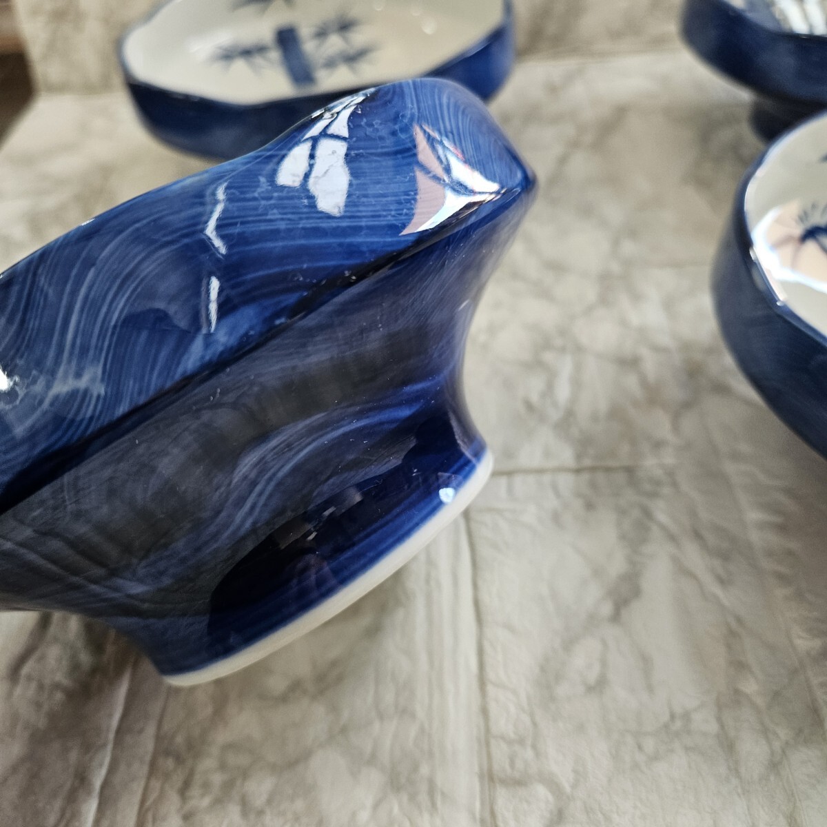 [ прекрасный товар ] sashimi тарелка японская посуда 4 шт сломан . стоимость . посуда коллекция 