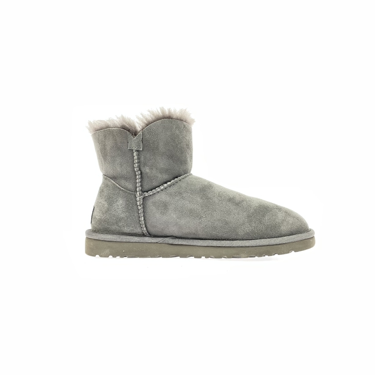 ◇UGG アグ ムートンブーツ 22cm◇ グレー ミニベイリーボタン ◇UGG アグ ムートンブーツ 22cm◇ グレー ミニベイリーボタン