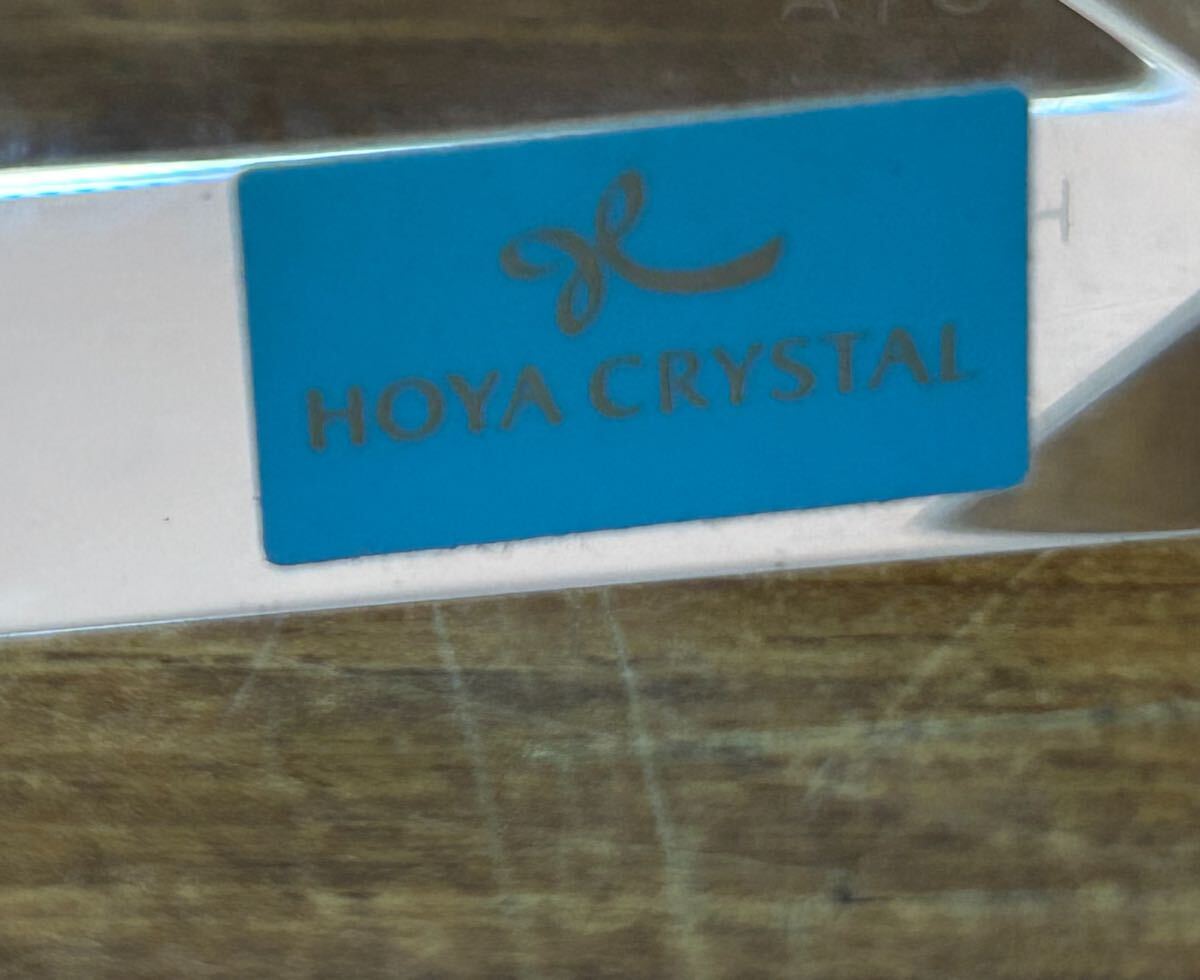 HOYA 置き時計 ガラス製 クリスタルグラス インテリア - 一般 HOYA 置き時計 ガラス製 クリスタルグラス インテリア - 一般