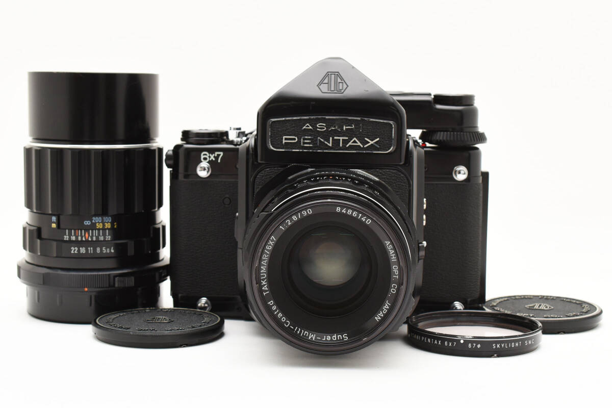 完動品:送料無料 美品レンズセット】Pentax 6x7 67 TTL Mirror 完動品:送料無料 美品レンズセット】Pentax 6x7 67 TTL Mirror