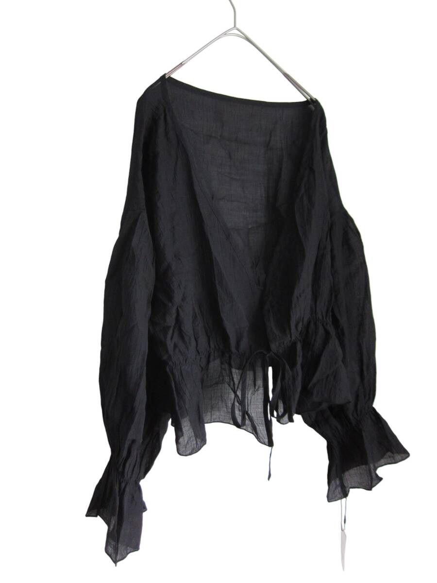 ★送料無料　〇66　新品　【3L】　ブラック　チュニック　長(zhǎng)袖　カーディガン　羽織　大きいサイズ　ゆうパケットポスト