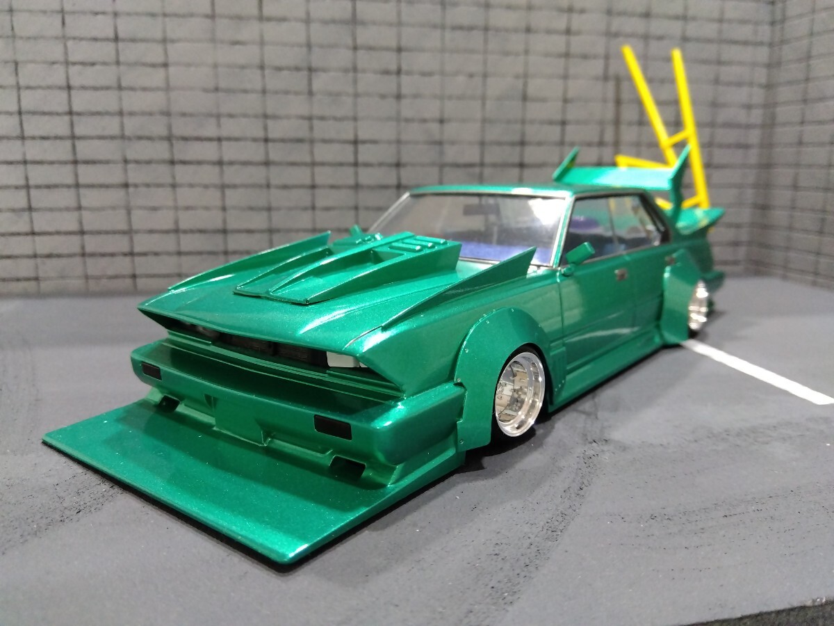 アオシマ1/24プラモデル430セドリック旧車グロリア街道レーサー アオシマ1/24プラモデル430セドリック旧車グロリア街道レーサー