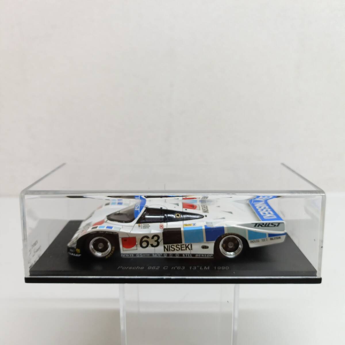 E72 Spark Spark 1/43 Porsche Porsche 962 C LM Ла Манш 13th 1990 #63 миникар 