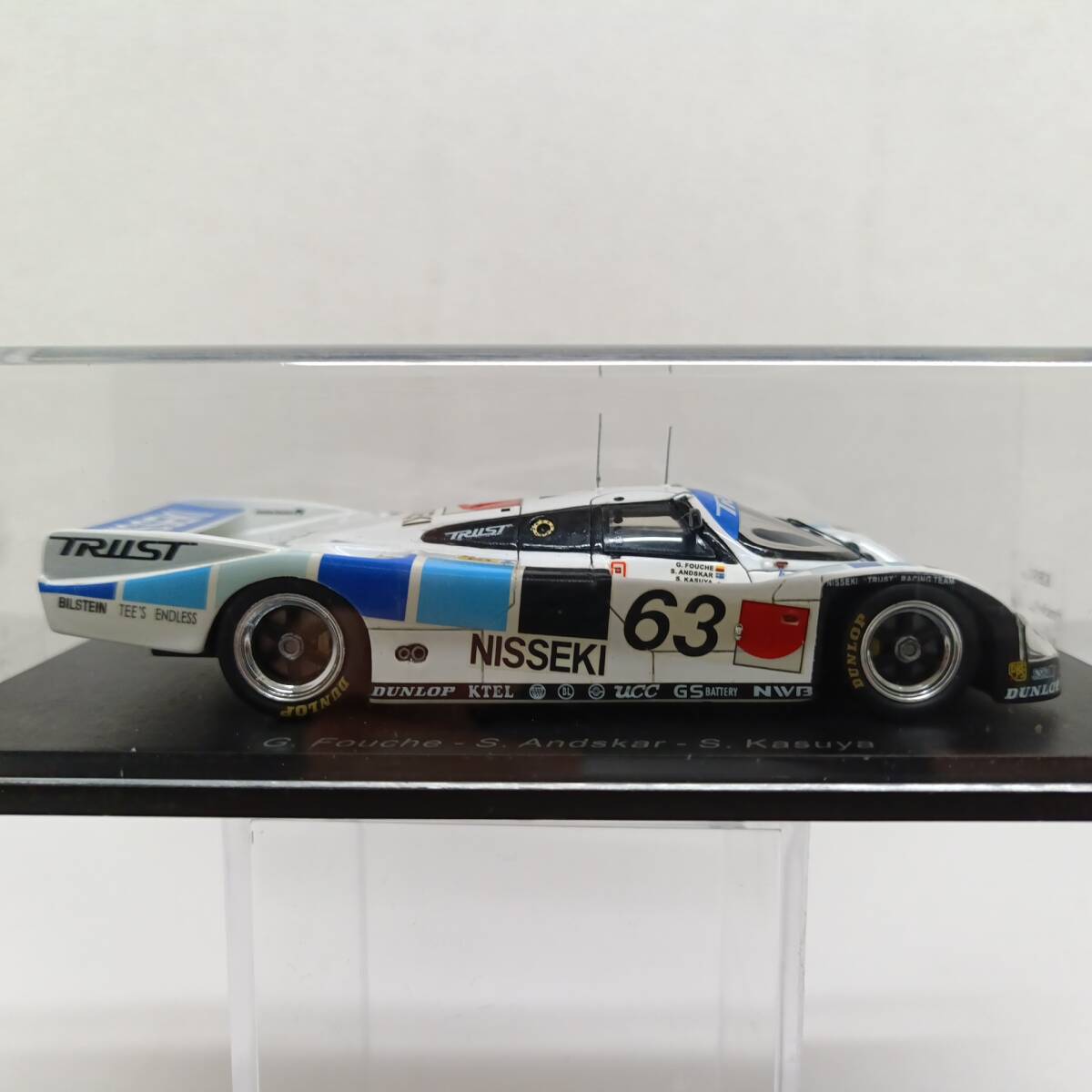 E72 Spark Spark 1/43 Porsche Porsche 962 C LM Ла Манш 13th 1990 #63 миникар 