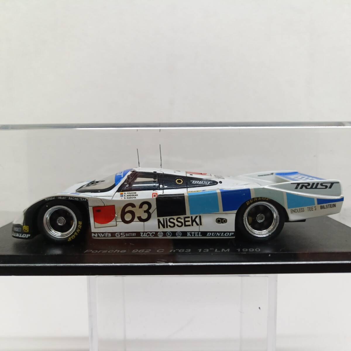 E72 Spark Spark 1/43 Porsche Porsche 962 C LM Ла Манш 13th 1990 #63 миникар 