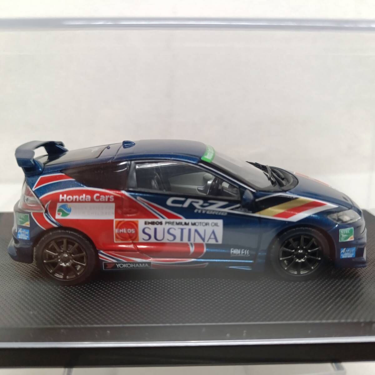 E216 EBBRO 1/43 Honda CR-Z LEGEND CUP 2011(METALLIC BLUE) 津々見 國光 館 ミニカー