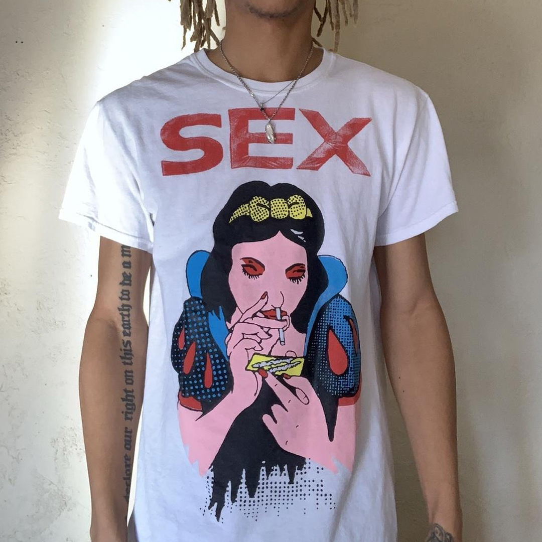 XL SEX Tシャツ セディショナリーズ 白雪姫 セックス XL SEX Tシャツ セディショナリーズ 白雪姫 セックス