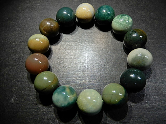 高級天然貴石BD6388　アラシャンアゲート　超極上級美品17ｍｍ超大