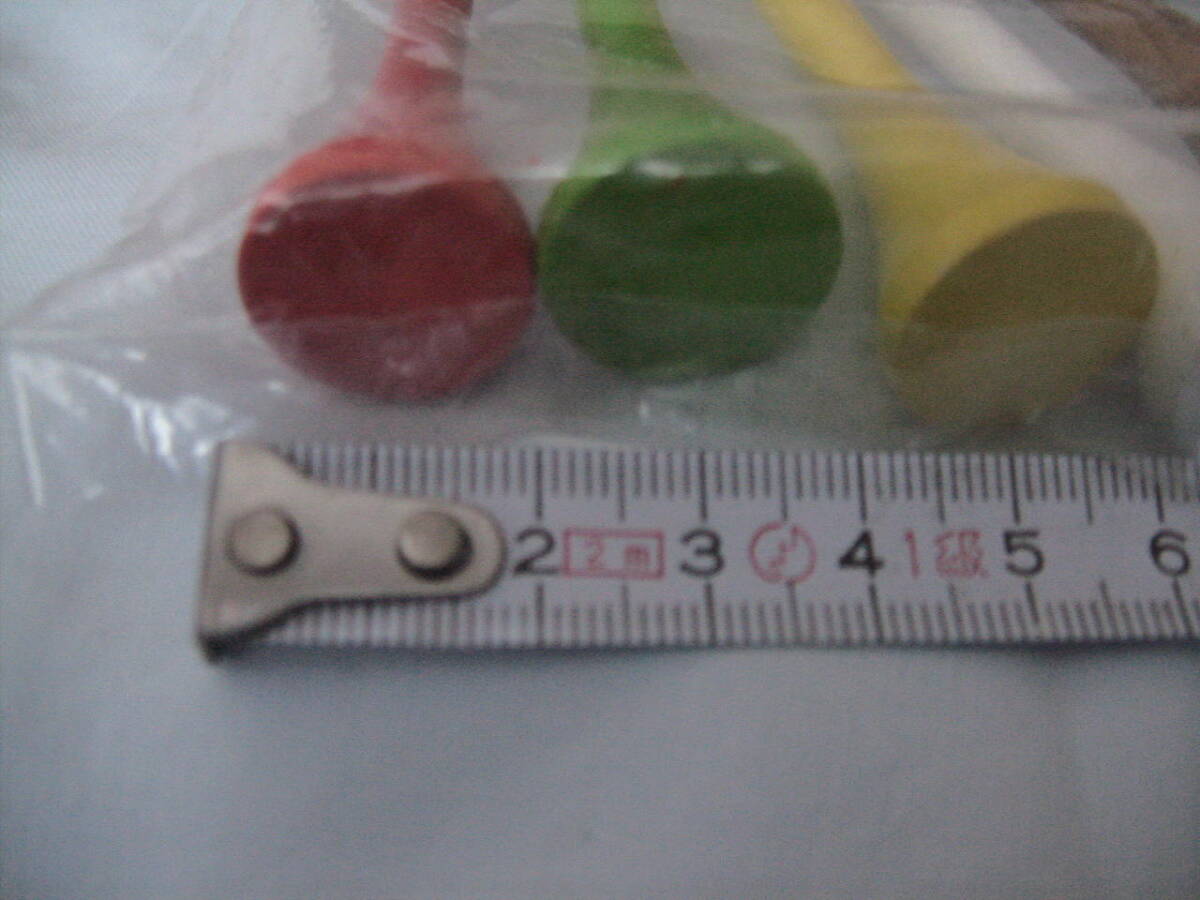 JUMBO TEES J.P.LANN 5本　木制　ゴルフ　記念品　直徑19mm　長さ113mm