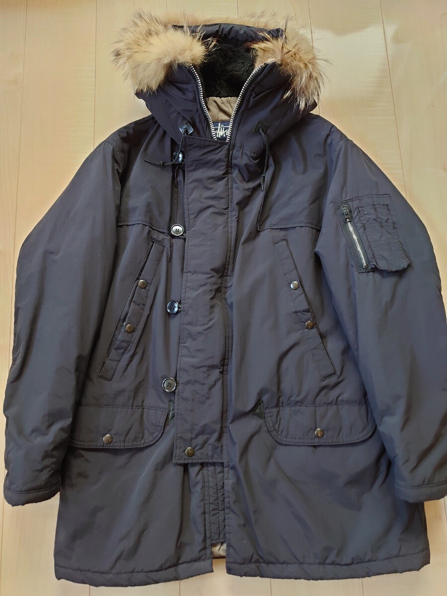 90's old stussy N-3B ブラック Mサイズ 中古(ジャンパー 90's old stussy N-3B ブラック Mサイズ 中古(ジャンパー