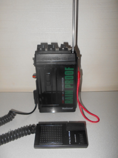 Panasonic 8CH 希少CB無線機 RJー450Z、SP／マイク付+RJ