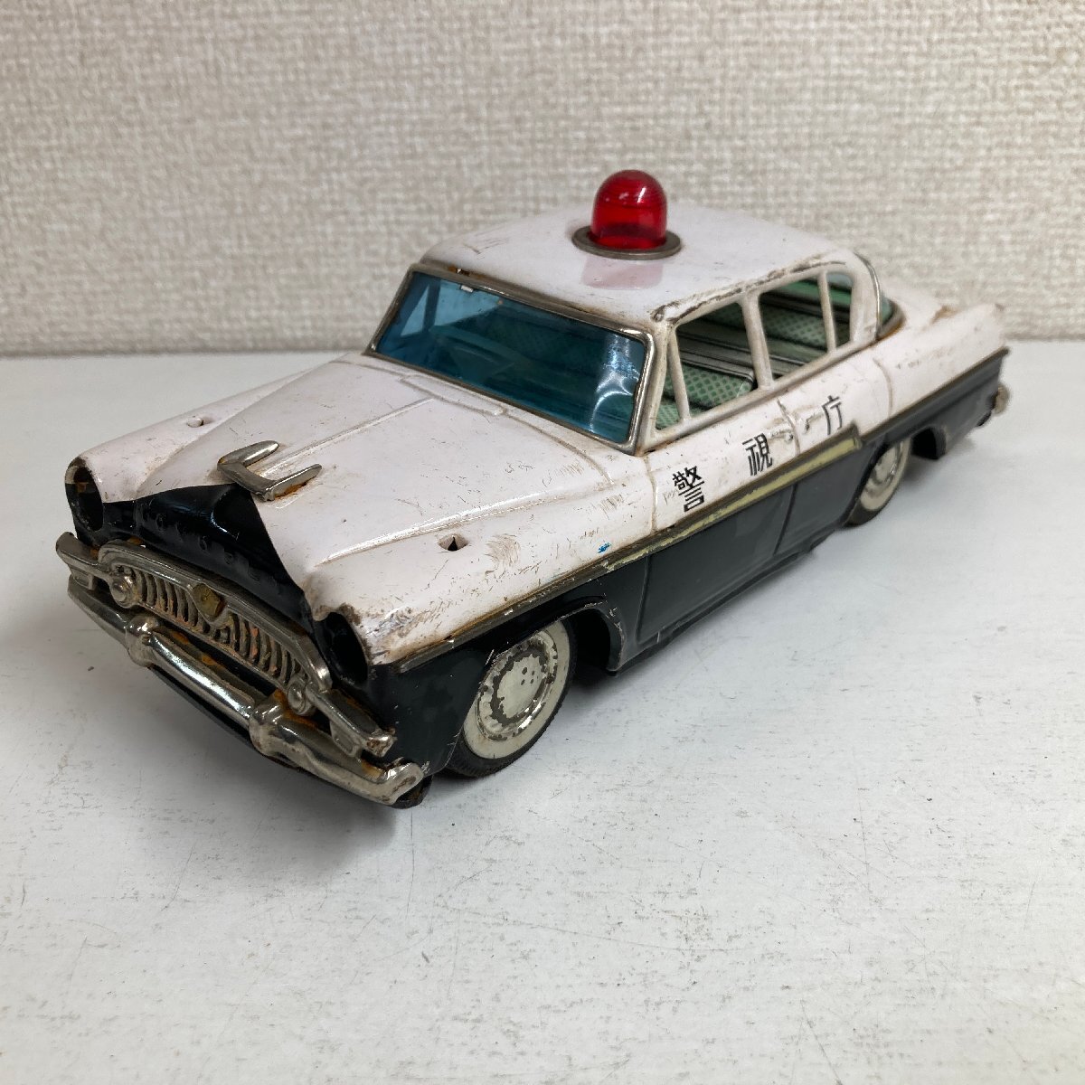 全長約23cm】ジャンク バンダイ ブリキ パトカー 警視庁 TOYOPET 全長約23cm】ジャンク バンダイ ブリキ パトカー 警視庁 TOYOPET