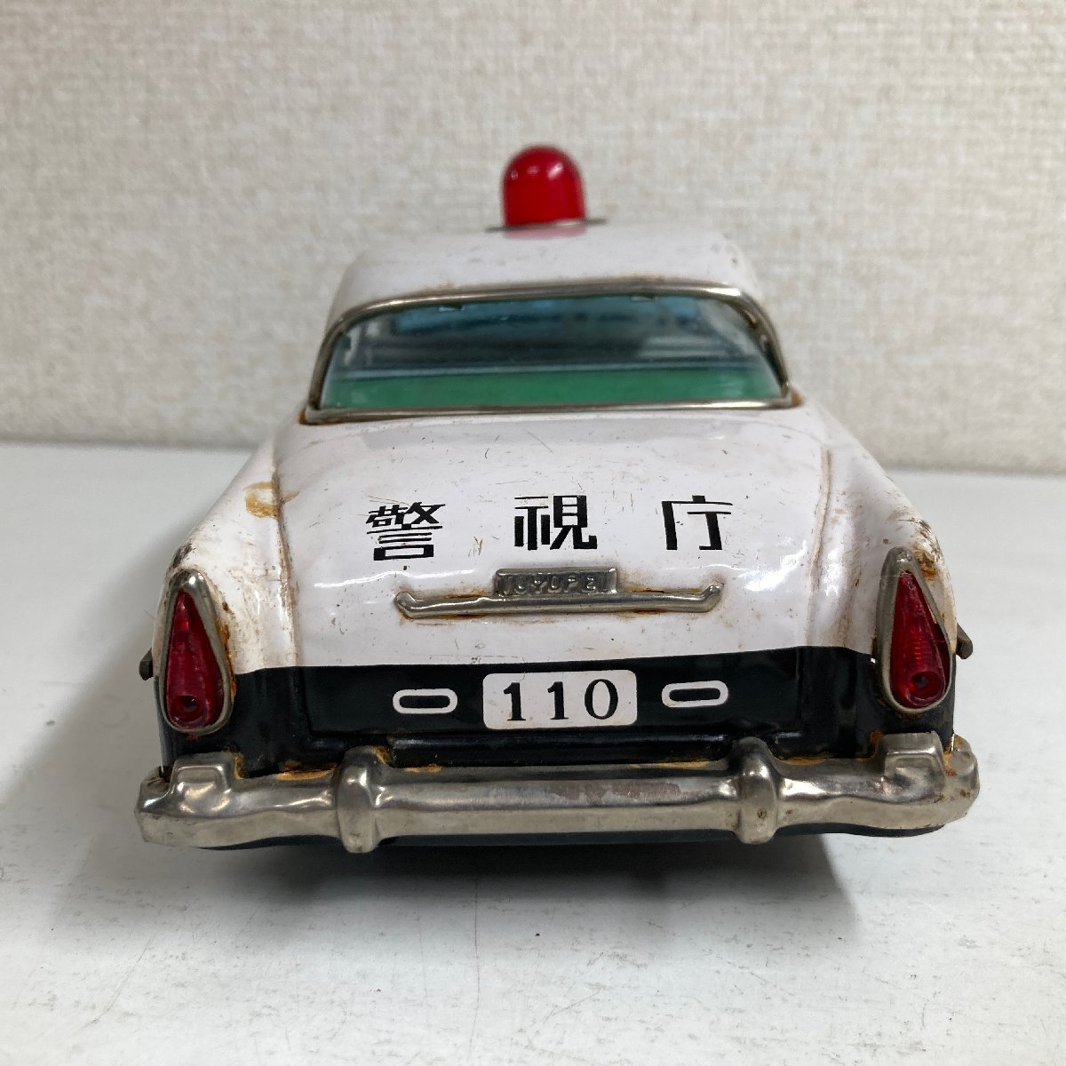 全長約23cm】ジャンク バンダイ ブリキ パトカー 警視庁 TOYOPET 全長約23cm】ジャンク バンダイ ブリキ パトカー 警視庁 TOYOPET