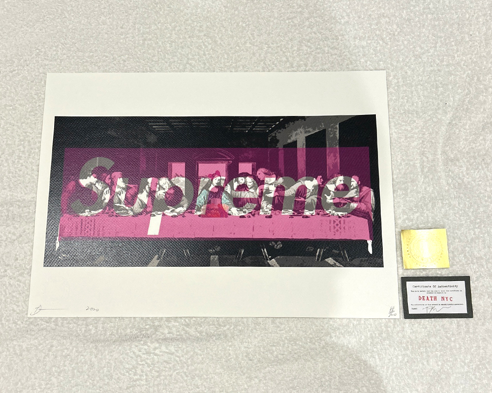 DEATH NYC 最後の晩餐 LOUISVUITTON ルイヴィトン SUPREME 世界
