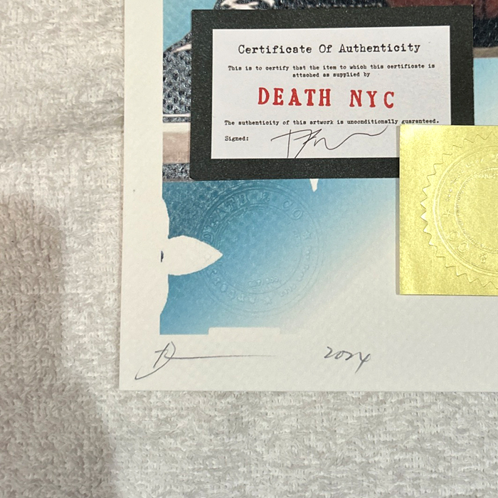 送料無料 ギフト 世界限定100枚 DEATH ルイ ミニーマウス ミッキーマウス NYC 版画