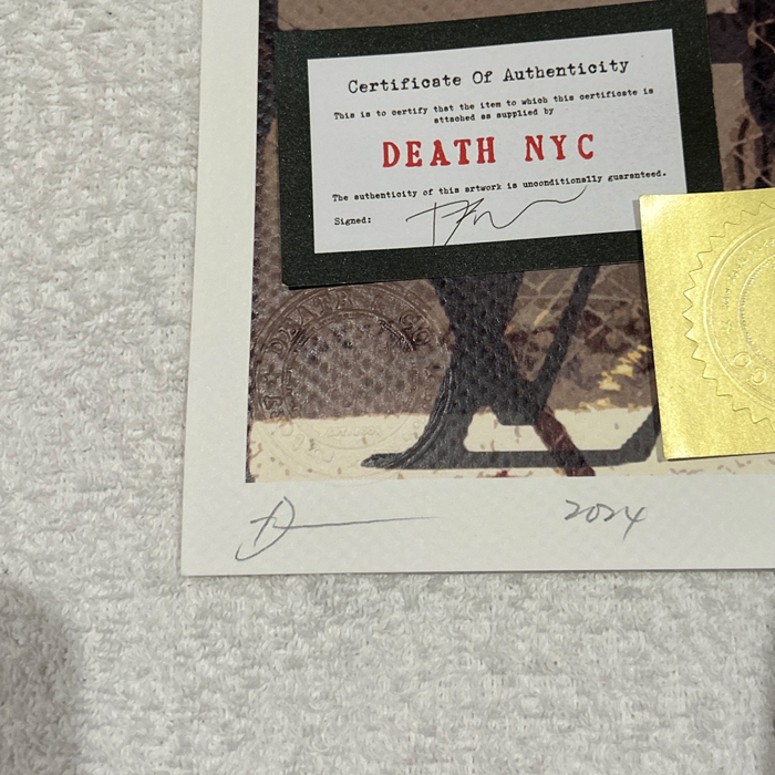 世界限定100枚 DEATH NYC バンクシー Banksy「パレスチナ」ルイ 世界限定100枚 DEATH NYC バンクシー Banksy「パレスチナ」ルイ