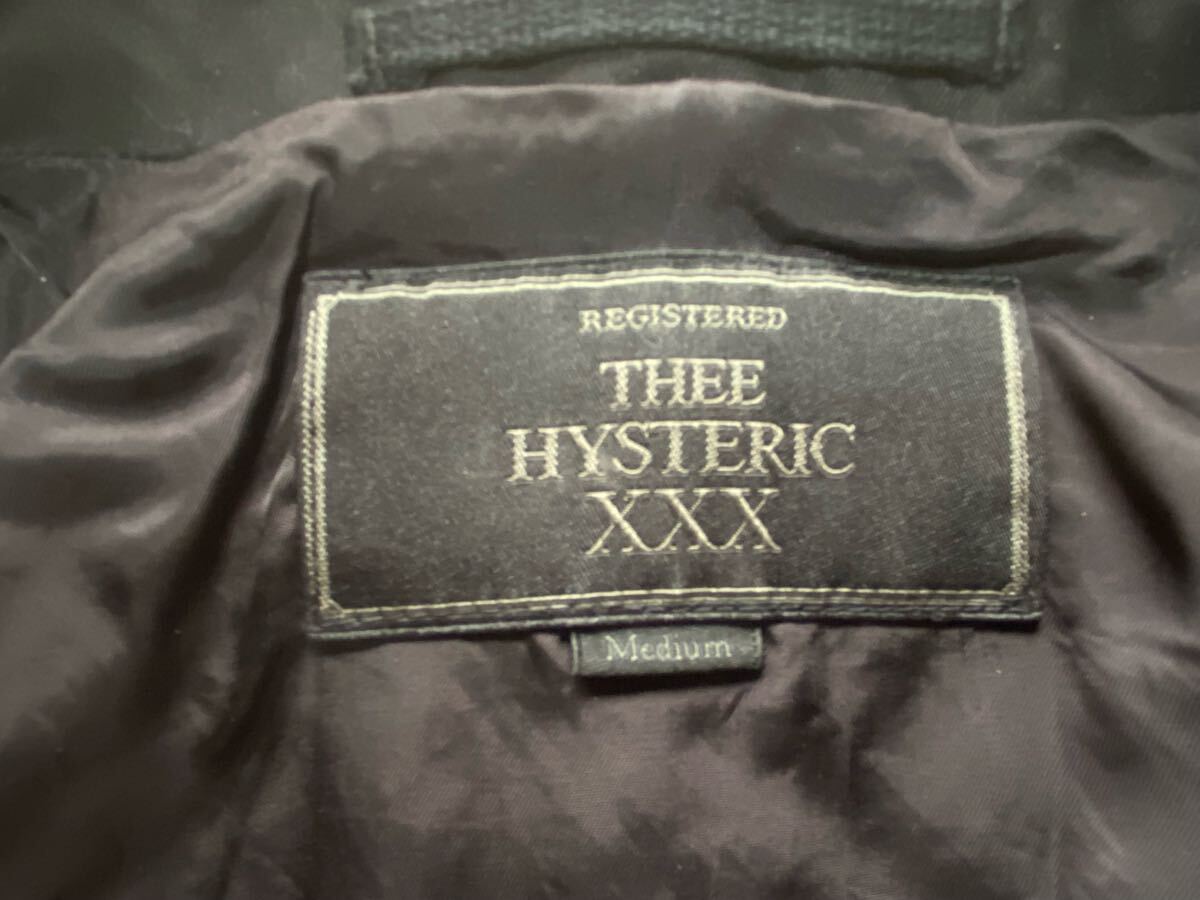 未使用美品！　THEE HYSTERIC XXX ジィ ヒステリック トリプルエックス コート　Mサイズ　黒