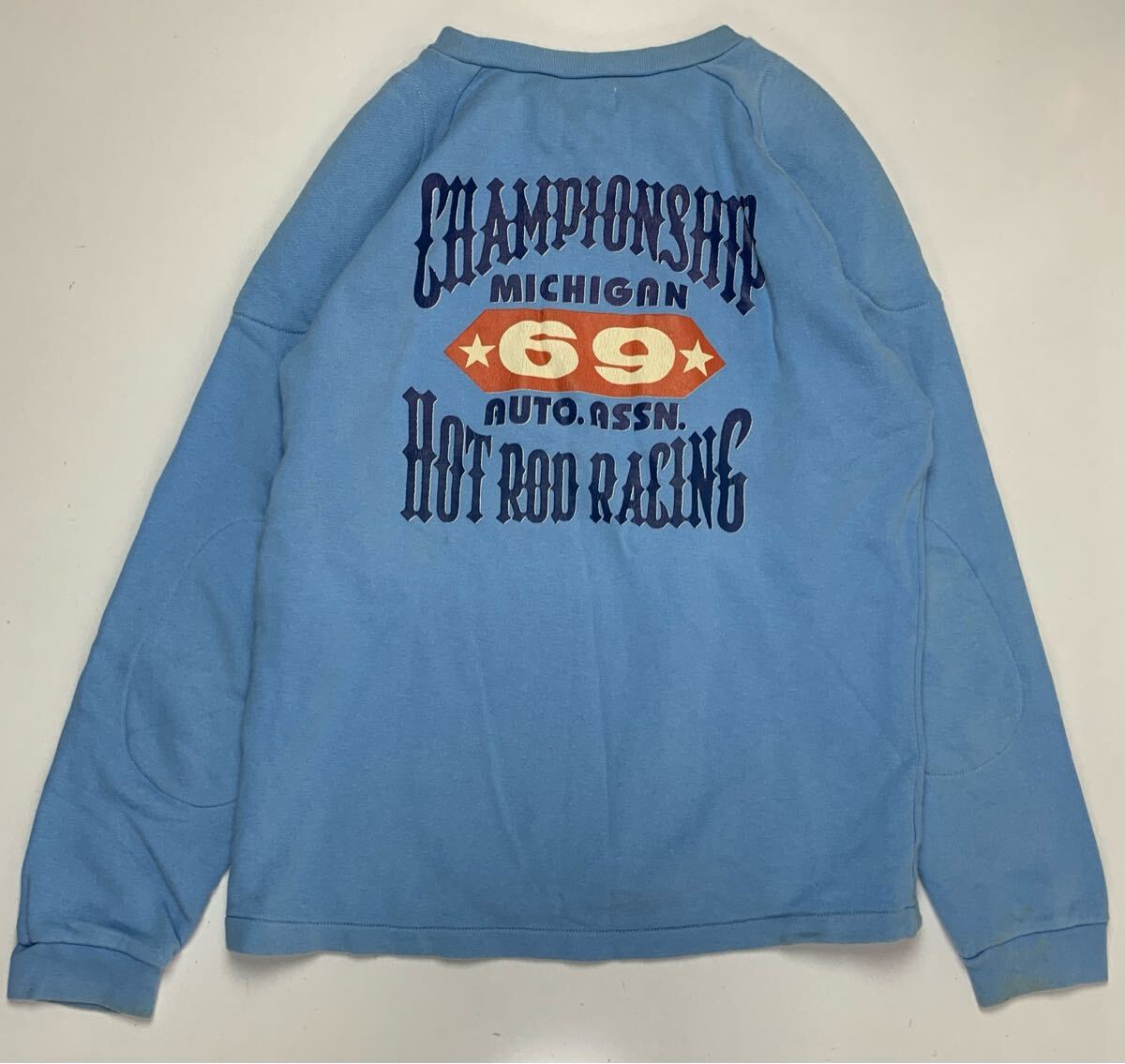 Mc Coy's Lサイズ スウェット 水色 古着 リアルマッコイズ _画像5