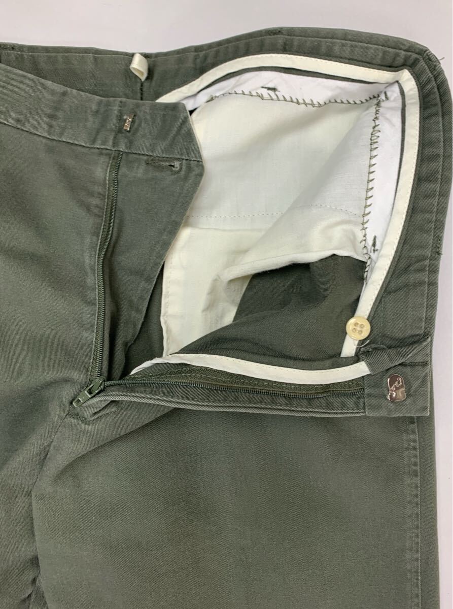 LANDS' END 33サイズ　Mサイズ USA製 オリーブ　カーキ　グリーン　 ビンテージ ボトムス　スラックス　_画像6