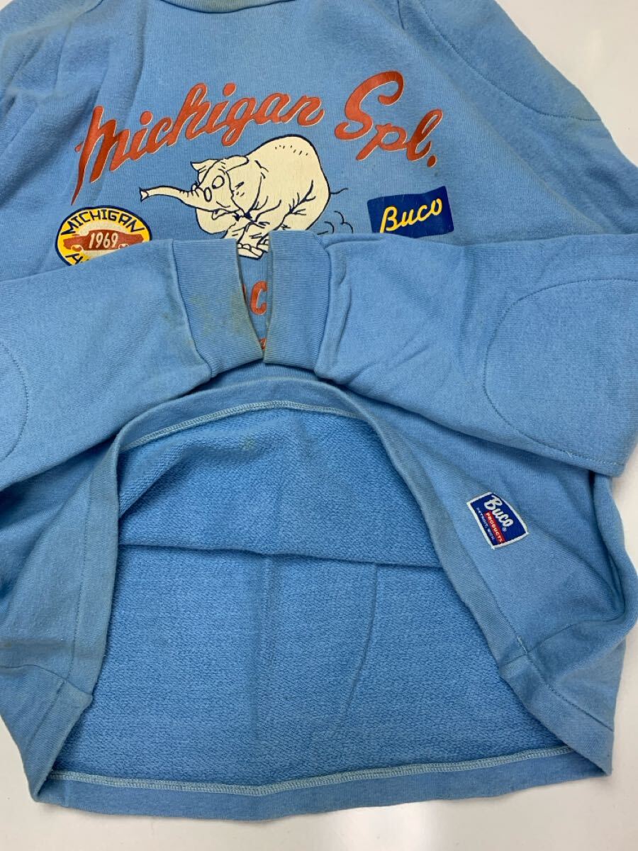 Mc Coy's Lサイズ スウェット 水色 古着 リアルマッコイズ _画像4