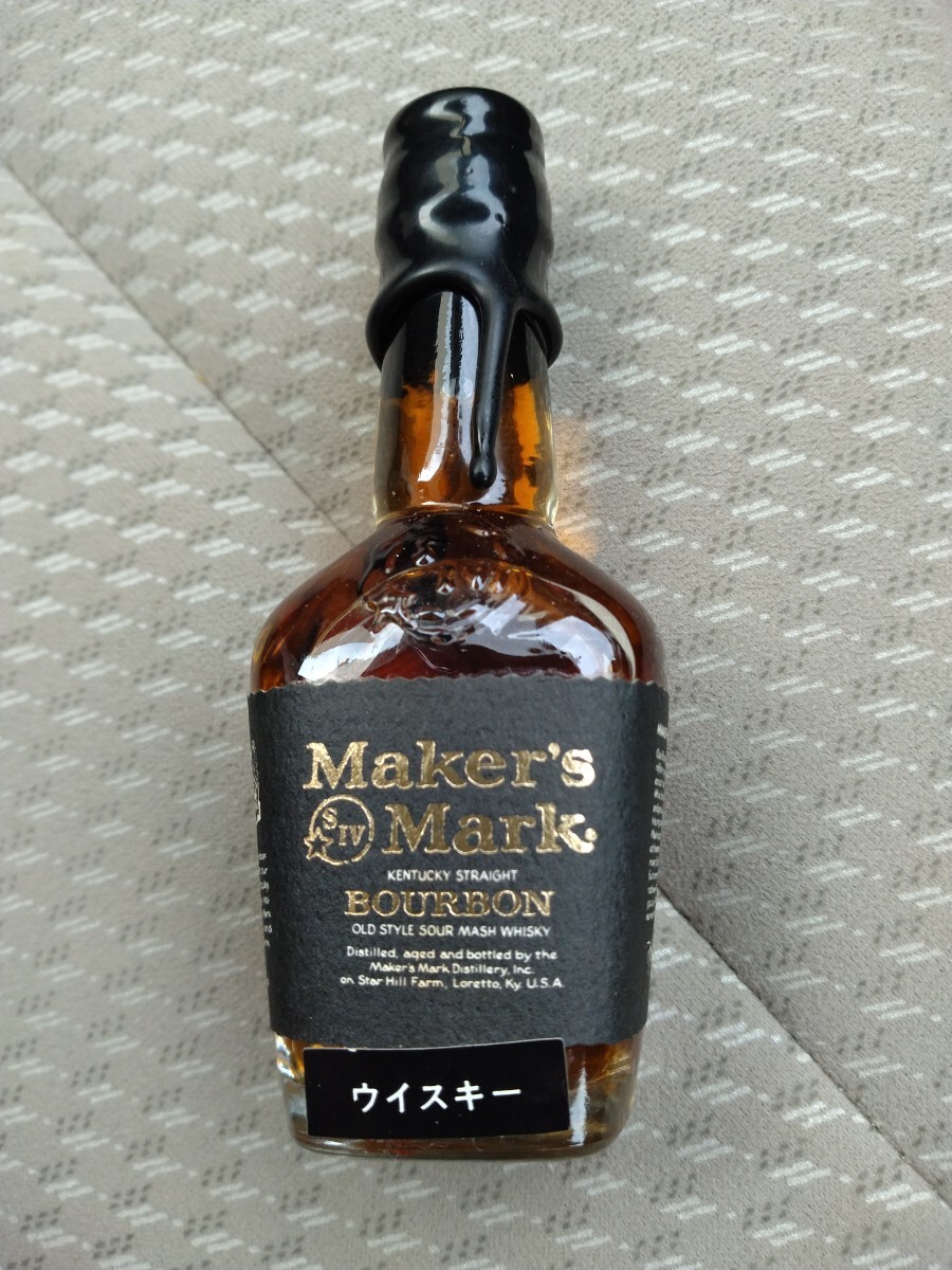 爆買いしたくなる メーカーズマーク 未開封 47.5% 50ML ミニボトル ブラックトップ ウイスキー