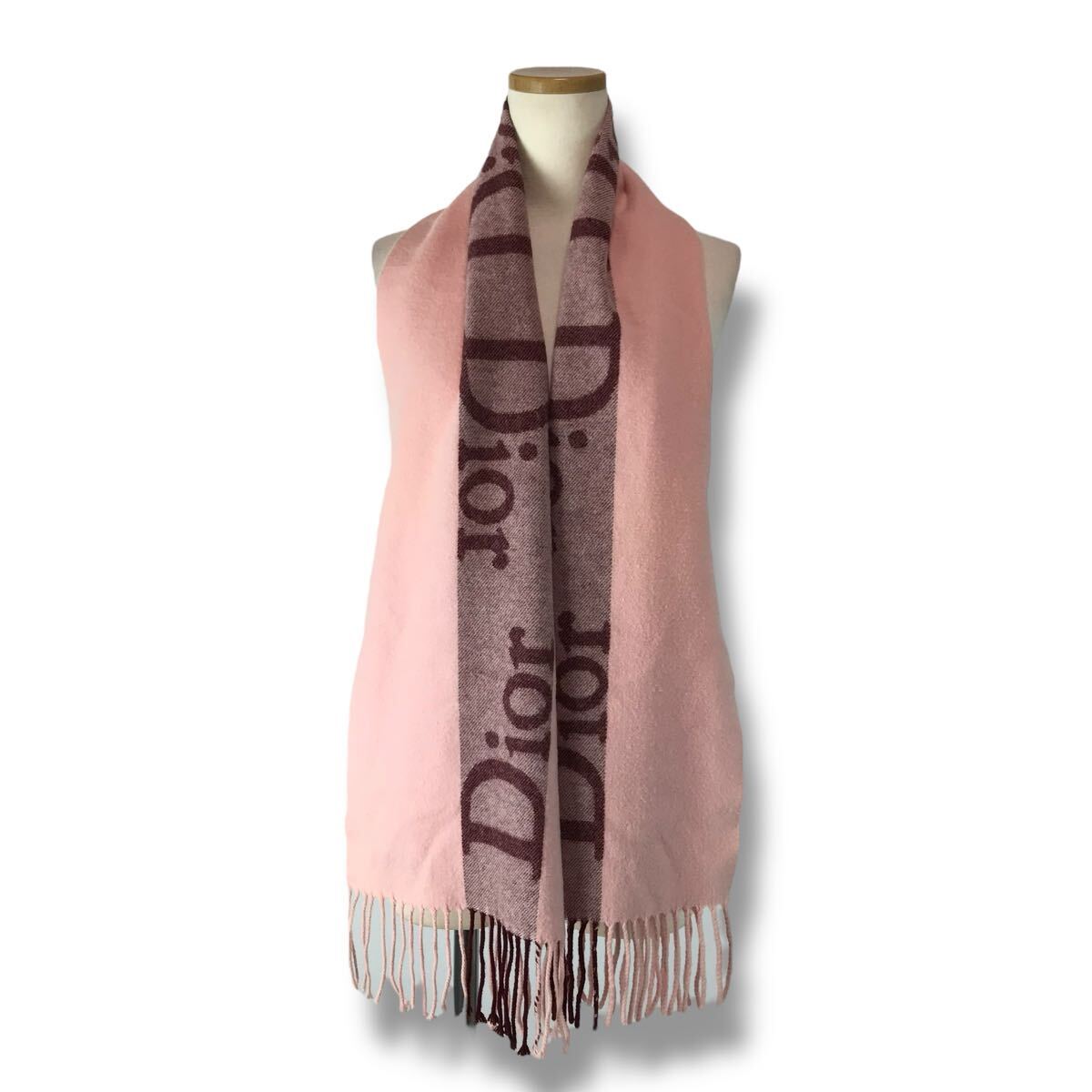 w123 Christian Dior ディオール ウール×カシミヤ ストール w123 Christian Dior ディオール ウール×カシミヤ ストール